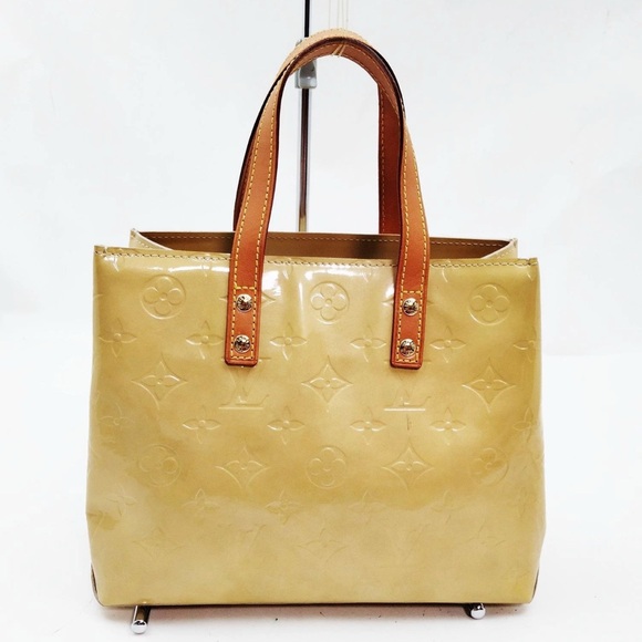 Authentic Louis Vuitton LV Hand Bag ReadePM Yellow Vernis - Picture 1 of 12
